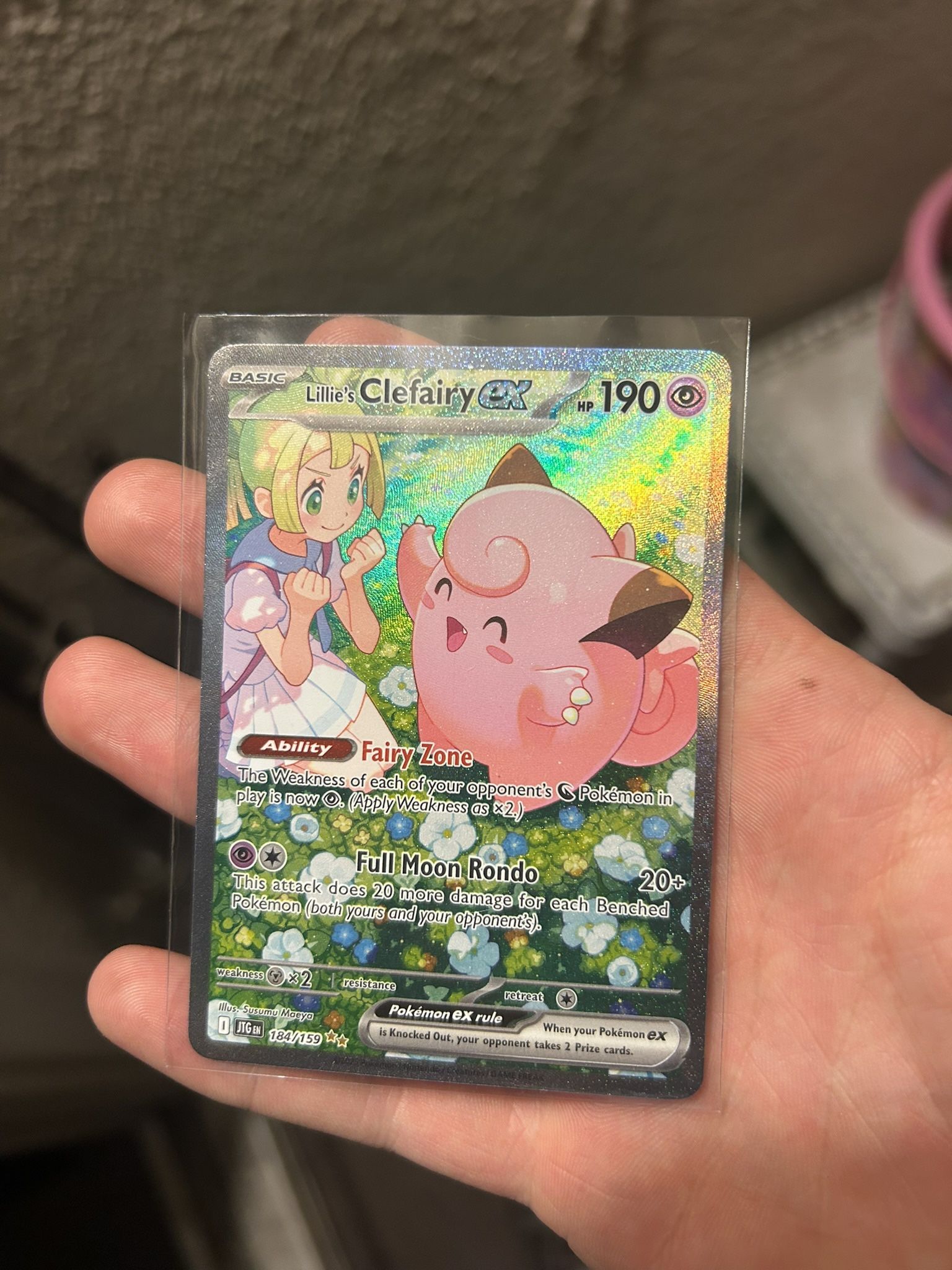 Lillies Clefairy SIR Pokemon