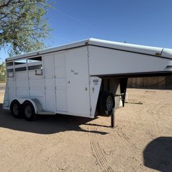 3 Horse Slant Gooseneck
