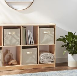 Brand new Collapsible Fabric Storage Cubes Organizer with Handles, Sturdy dorm closet organizers 