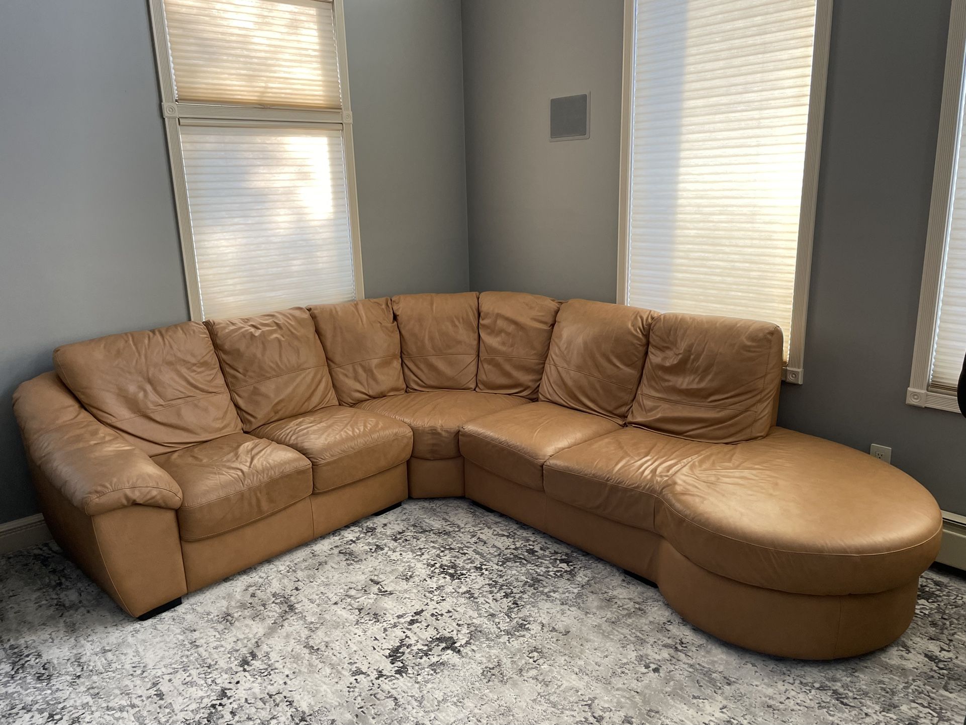 Leather Sectional Couch