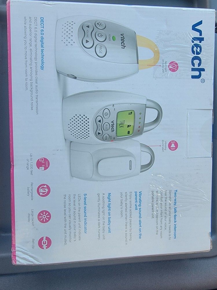 Vtech Digital Audio Baby Monitor With 2 Parents Model