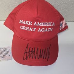 Donald Trump Signed Maga Hat