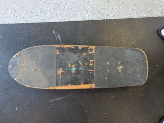 Vintage Skateboard With Gull Wing Trucks