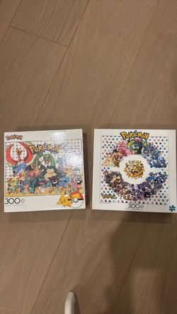 Two 300 piece Pokémon puzzles