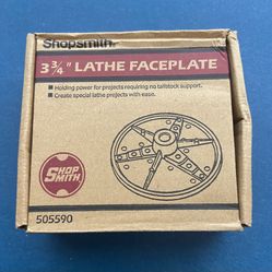 Shopsmith 3 3/4” Faceplate.