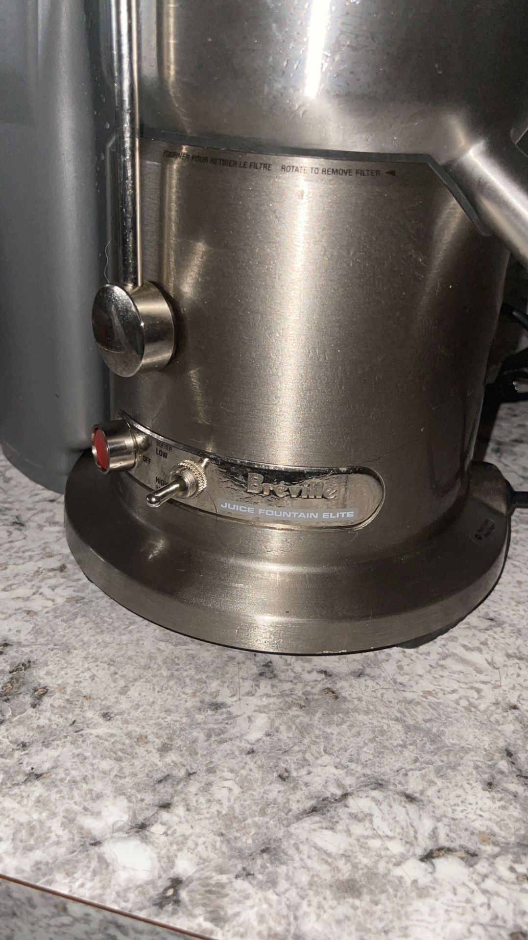 Breville Juice Fountain Elite Juicer, Brushed Stainless Steel for Sale