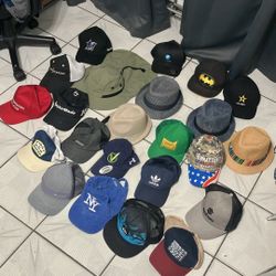 Lote De Sombreros Y Gorras 