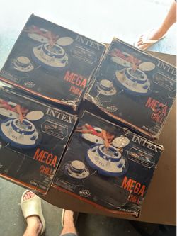 Mega chill inflatable ice cooler intex pool supplies
