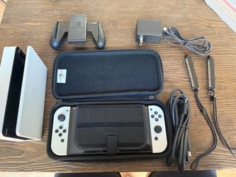 Nintendo Switch OLED White with Accessories