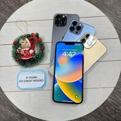 Apple IPhone 13 Pro Max Unlocked 128gb - 5 Dollars Down No Credit Needed! 