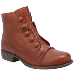 Miz Mooz Women's Louise Brandy Leather Boots