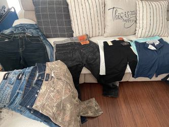 Mixed Clothing Lot Jeans Shorts