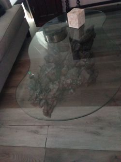 Antique Glass Table