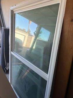 White Vinyl Dual Pane Window