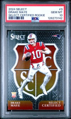 2024 PANINI SELECT SELECT CERTIFIED ROOKIES DRAKE MAYE 3
