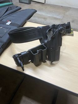 Tactical Duty Belt with Holster and Mag Pouches