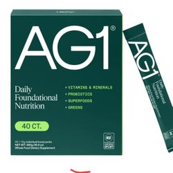AG1 Daily Foundational Nutrition 40 Count Box