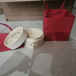 Bamboo Steamer Souvenir Basket Dumpling Steamers Vegetable