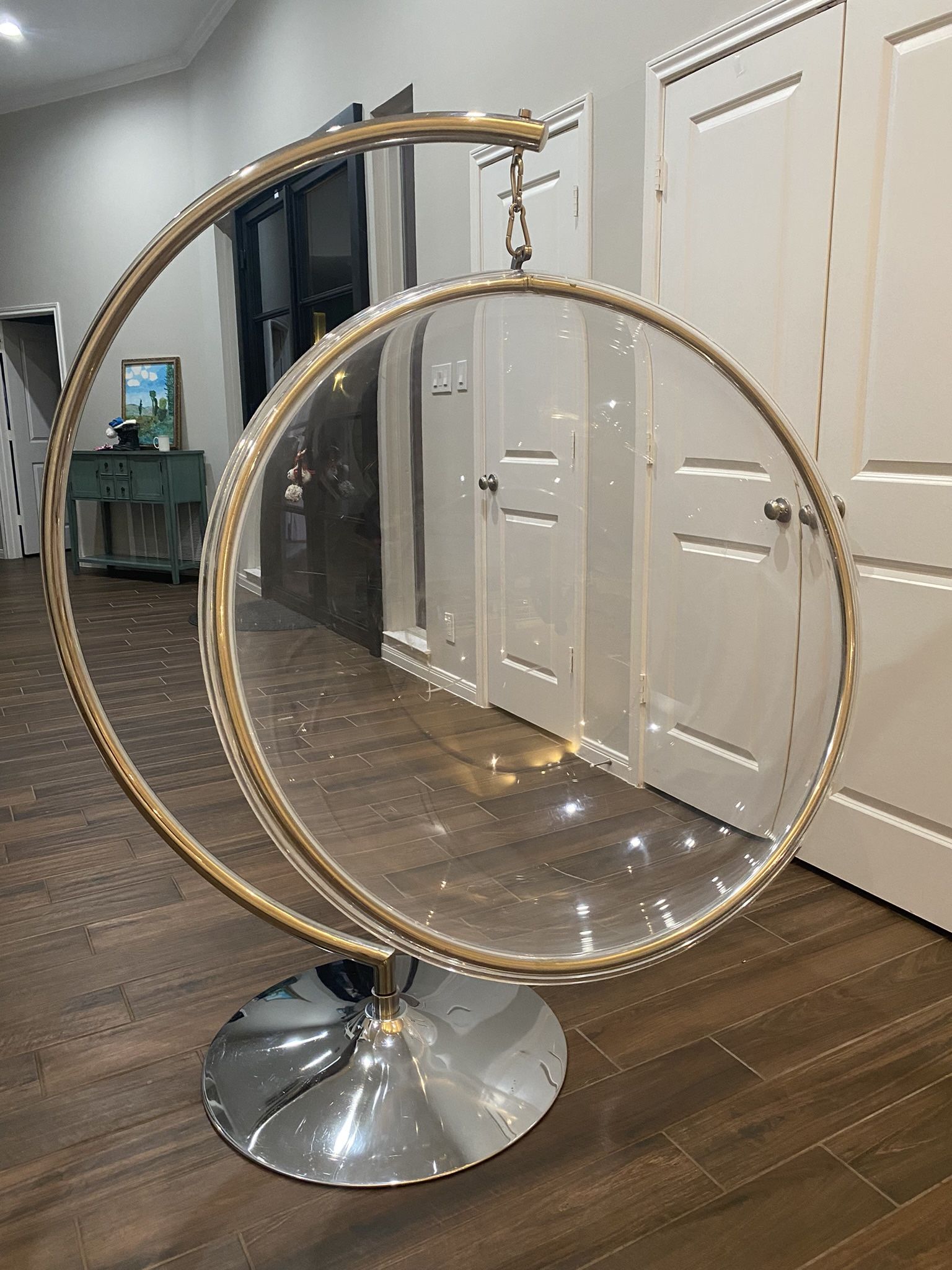 Hanging Bubble Chair with Stand