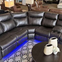 OM• $38 Initial • Brand New Sultan Meadow Reclining Sectional Living Room Couch