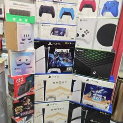 PlayStation 5,XBOX,Meta Quest, Nintendo Switch 2,Blink Outdoor 4,PS5 Controllers Brand New All Available - On Payments With Just $10 Down 