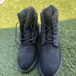 Black Timberland Men Boots