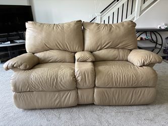 Leather Loveseat