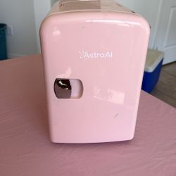 Pink Astro Al Mini Fridge 
