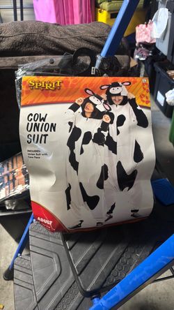 Cow union suit costume Halloween