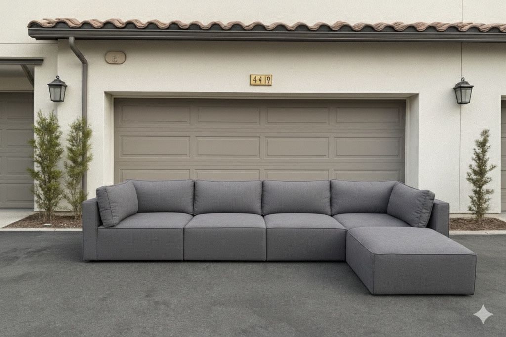 5pcs Modular Sectional Couch Sofa In Excellent Condition- FREE DELIVERY 🚛
