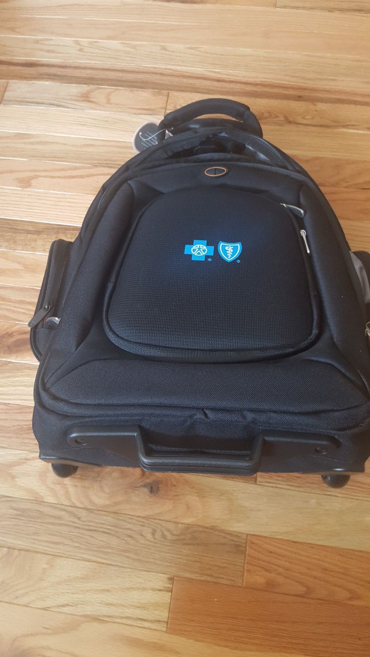 NEW Leed's NEOTEC Laptop Backpack has Blue Cross/BlueShield logo