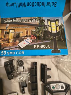 Solar Induction Wall Lamp PP-900C 59 SMD COB