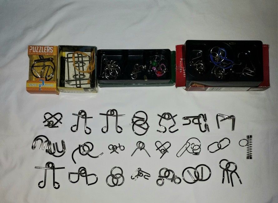 30 Metal Puzzles 
