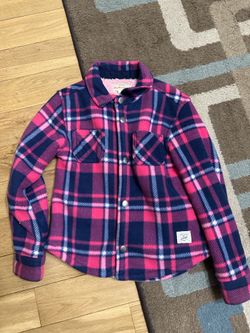 Little Girls Flannel Warm Jacket Size 5/6