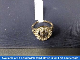 Men's Ring - Yellow Gold 10k (.417) 3.3 grams Size 10.5