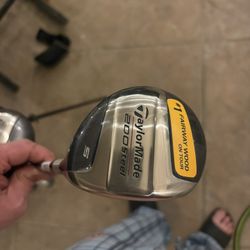 taylormade 200 steel brand new never been played still in retail bag with original shafts and grip