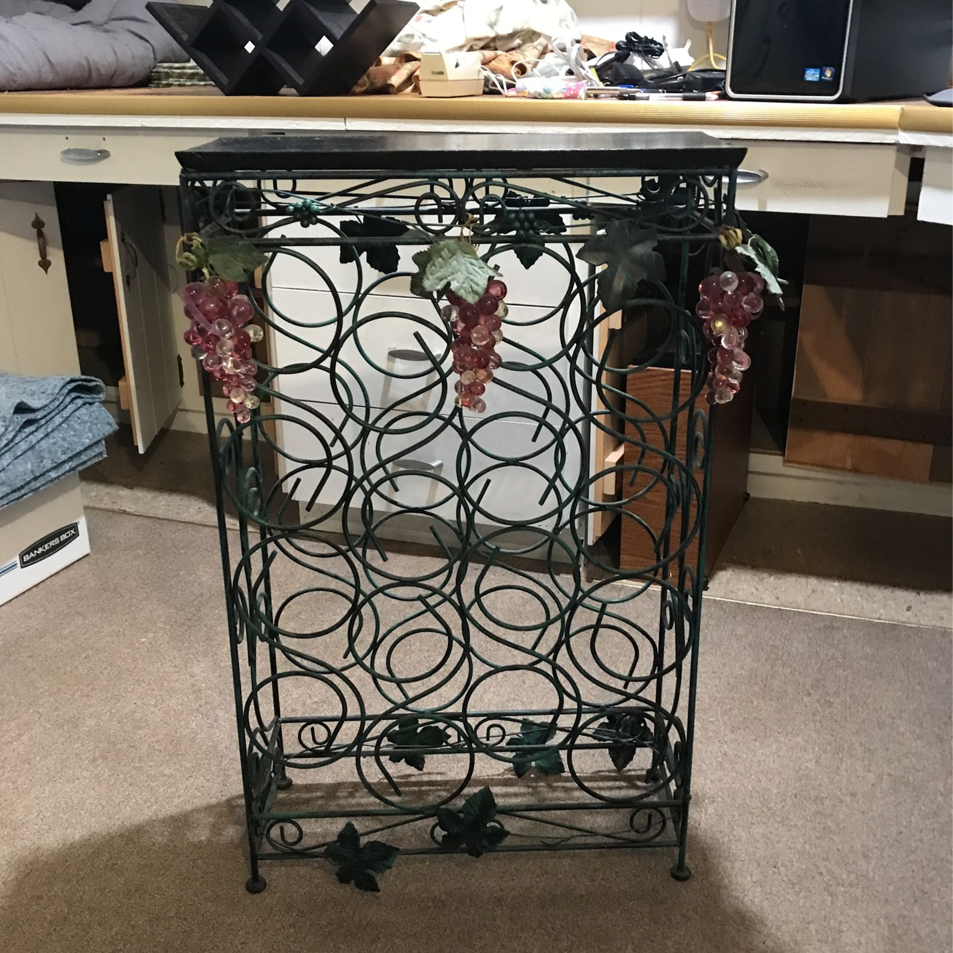 Metal Wine Rack—Cute & Practical