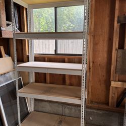 Metal Shelving Units (4)