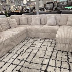 Beautiful Sectional With Pull Out Bed And Storage 