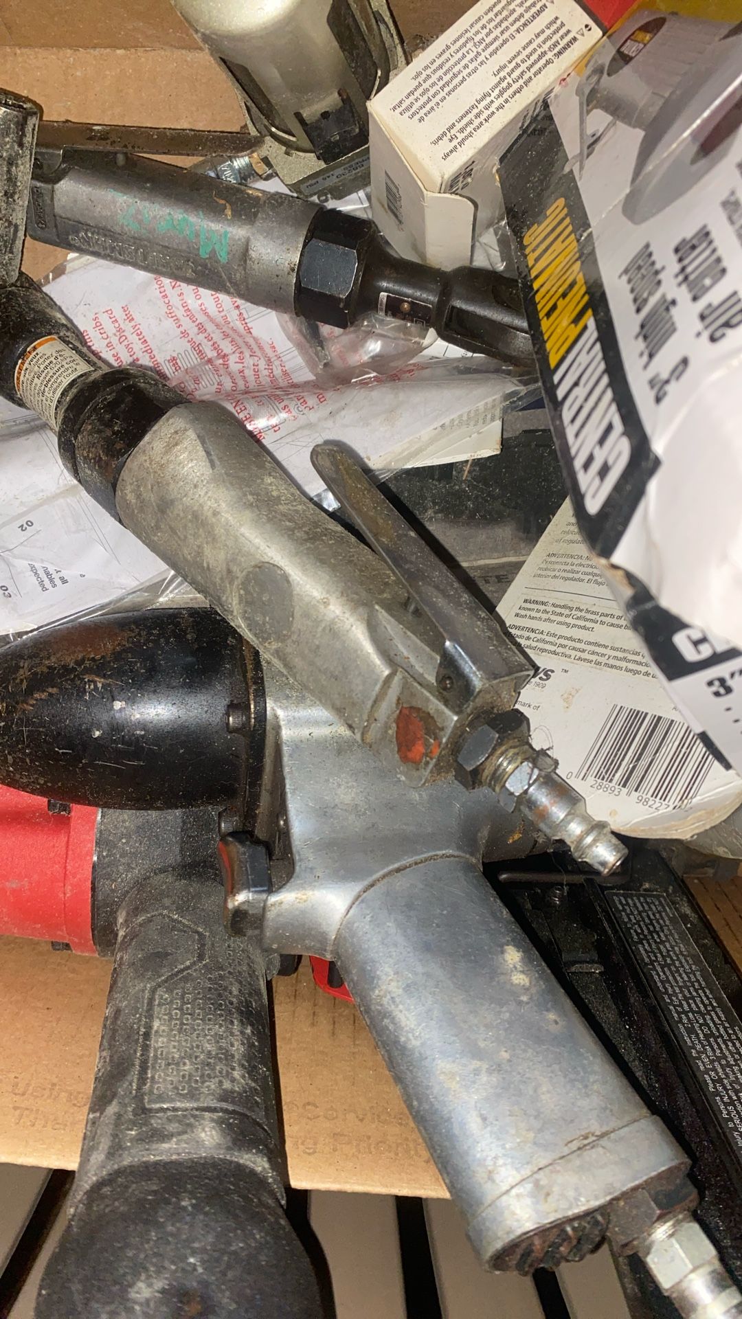 Air Tools And Hose With Accessories