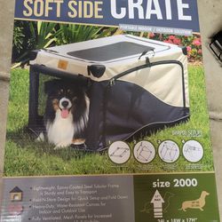 Soft Sided Dog Crate - Brand New