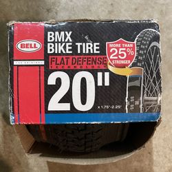 Bell Sports Flat Defense BMX Bike Tire, 20" x 1.75-2.25", Black
