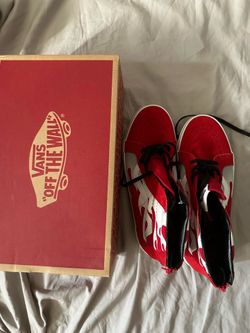 High top Red Flame shoes