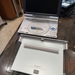Panasonic Portable DVD Player DVD-LX9 + Dock + Charger (Working) 