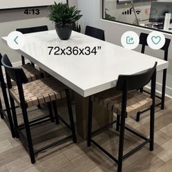 Beautiful Quarts Dinner Table