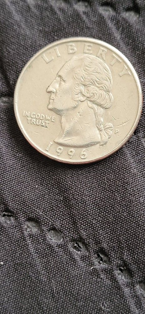 1996 P Quarter Errors Set Of 3 Coins