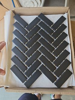 2 boxes of ceramic mosaic tile