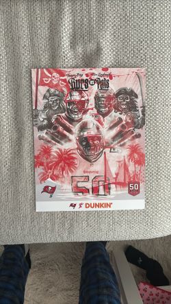 Tampa Bay Buccaneers Vs Patriots Dunkin Poster 2025