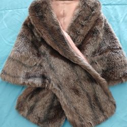 Faux Fur Shawl 