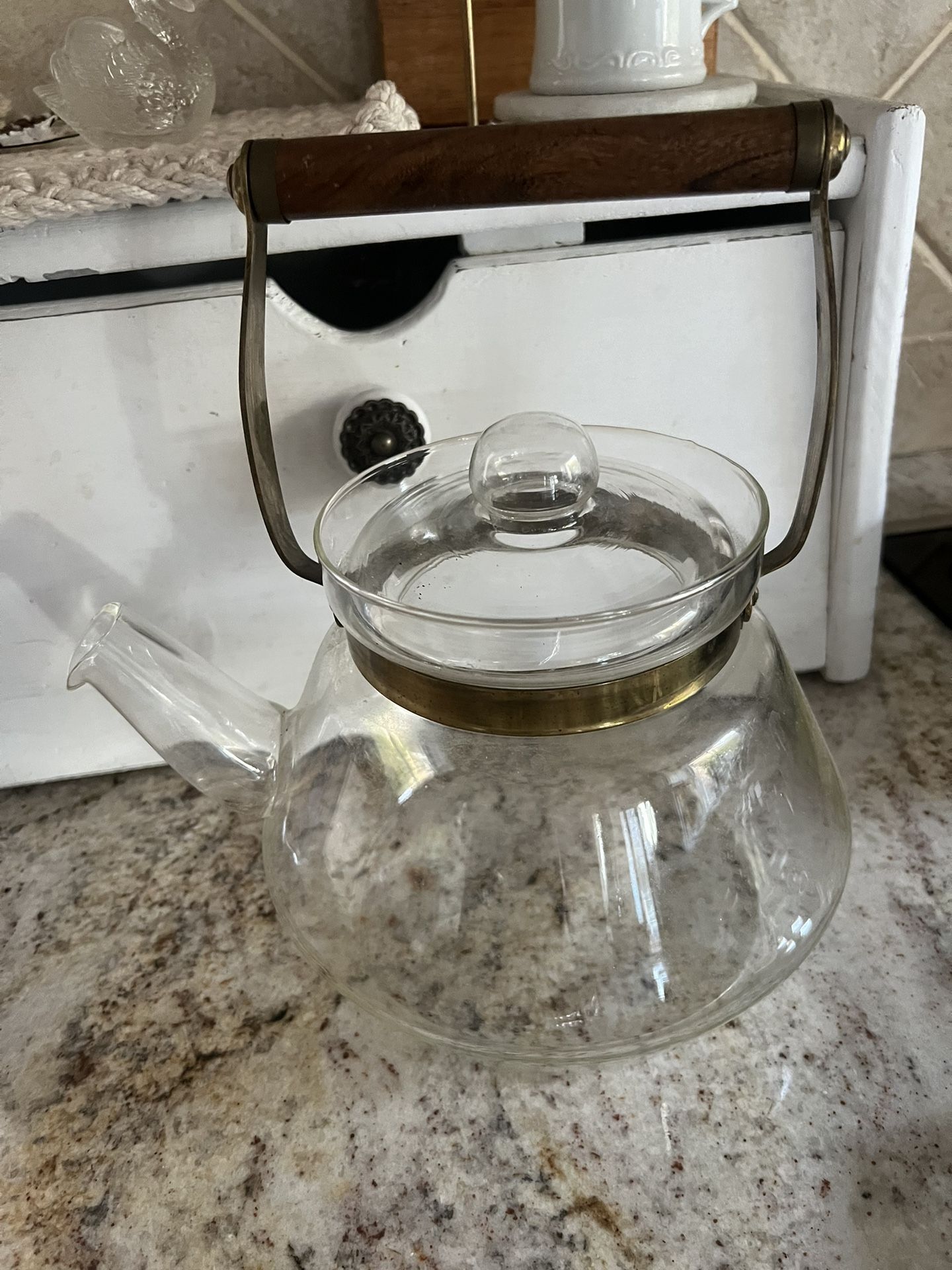 Glass tea kettle